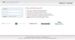 Desktop Screenshot of admin.moving.com